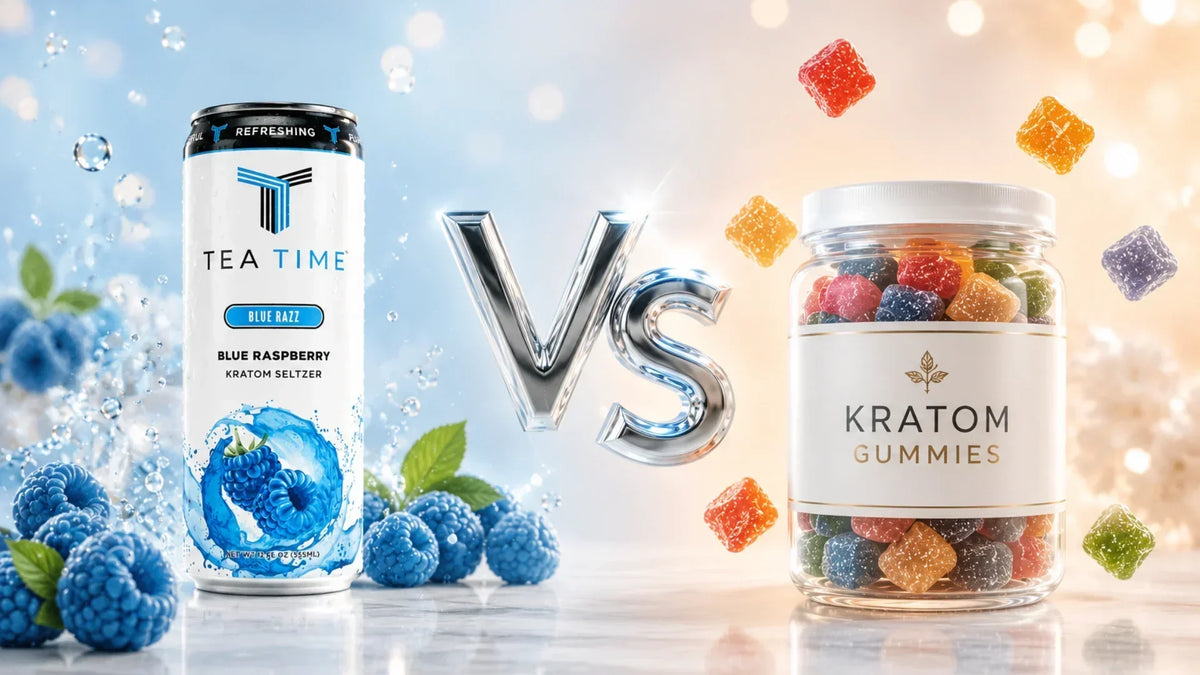 Kratom Seltzer vs Kratom Gummies