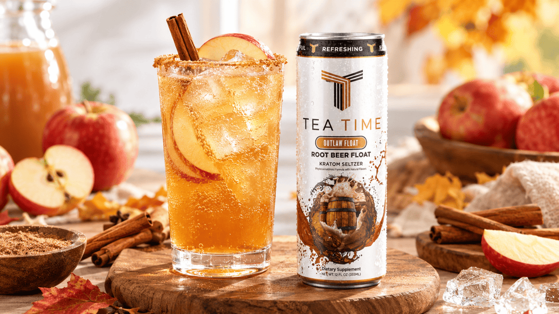 Apple Cider Mocktail with Kratom Seltzer: The Perfect Fall Botanical Recipe