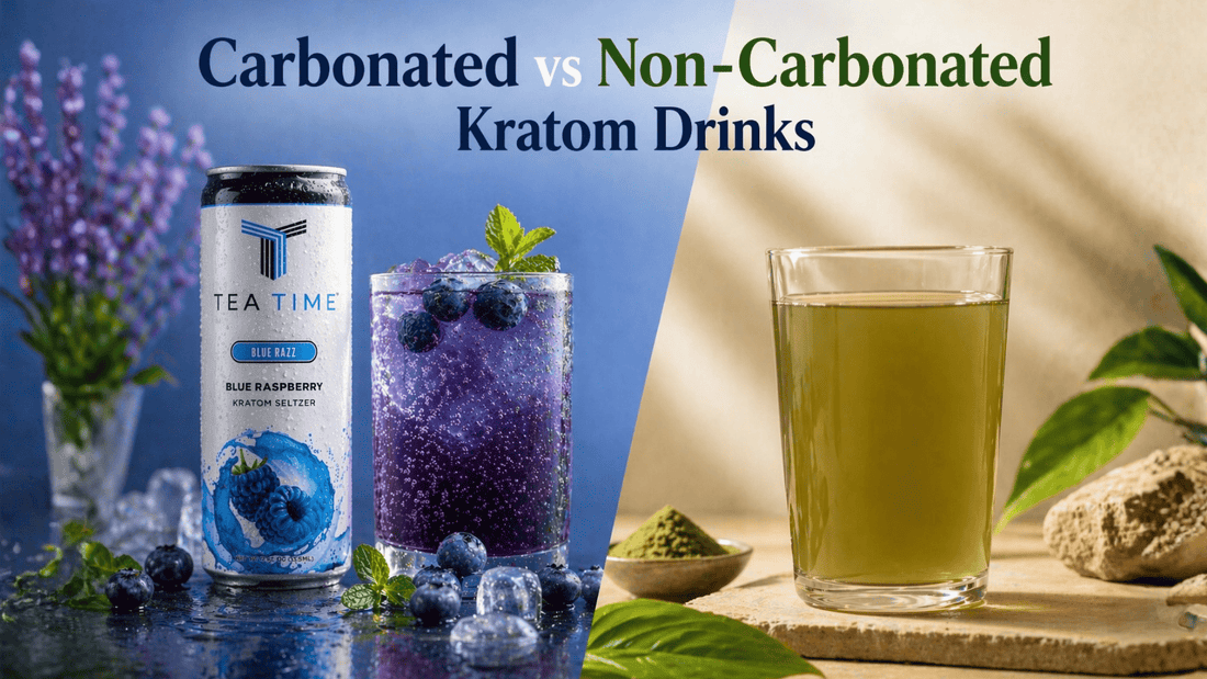 Carbonated vs Non-Carbonated Kratom Drinks