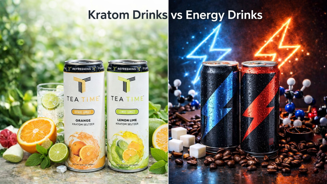 Kratom Drinks vs Energy Drinks: What's the Real Difference?