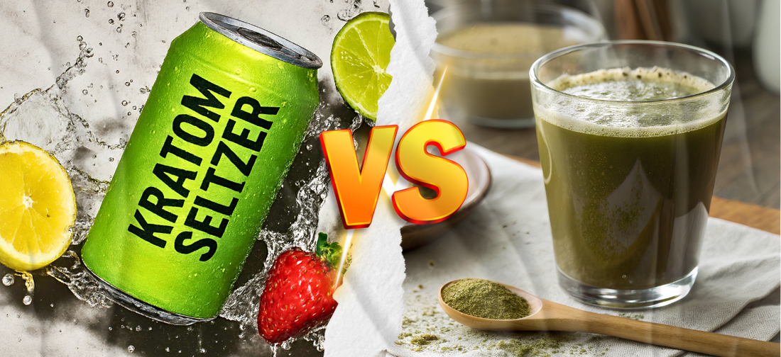 Kratom Seltzers Vs Traditional Kratom Drinks: What’s The Difference?