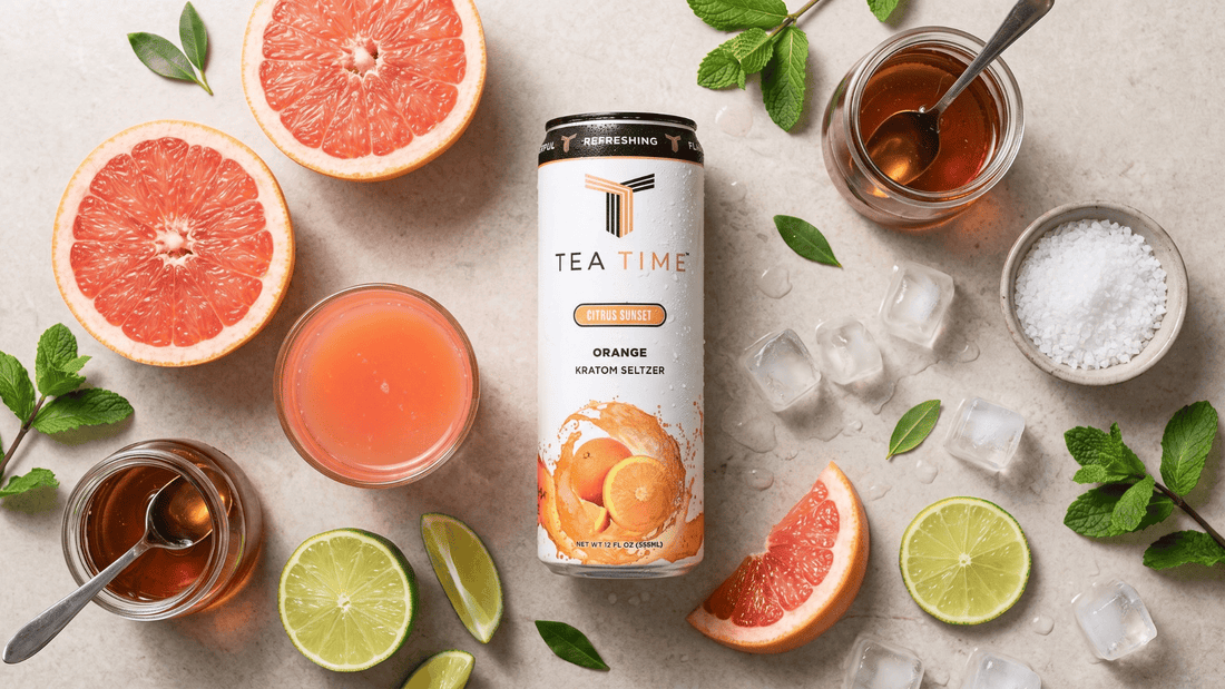 Paloma Mocktail with Kratom Seltzer: Grapefruit, Salt & Botanical Fizz