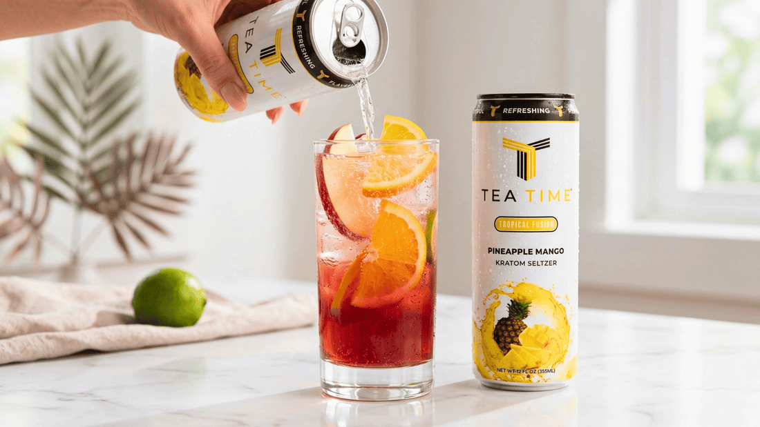 Sangria Mocktail with Kratom Seltzer: A Sparkling Non-Alcoholic Sangria Recipe