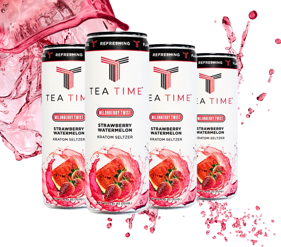 Melonberry Twist Kratom Seltzer | Strawberry Watermelon Drink Melonberry Twist Kratom Seltzer | Strawberry Watermelon Drink